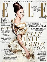 Aishwarya Rai covers Elle India-december 2010