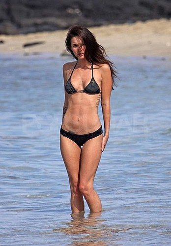 Megan Fox Wears a Skimpy Bikini on Christmas Getaway With BAG Megan Fox Wears a Skimpy Bikini on Christmas Getaway With BAG