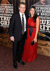 Pictures of Matt Damon, Luciana Damon, Jeff Bridges at NYC True Grit Premiere