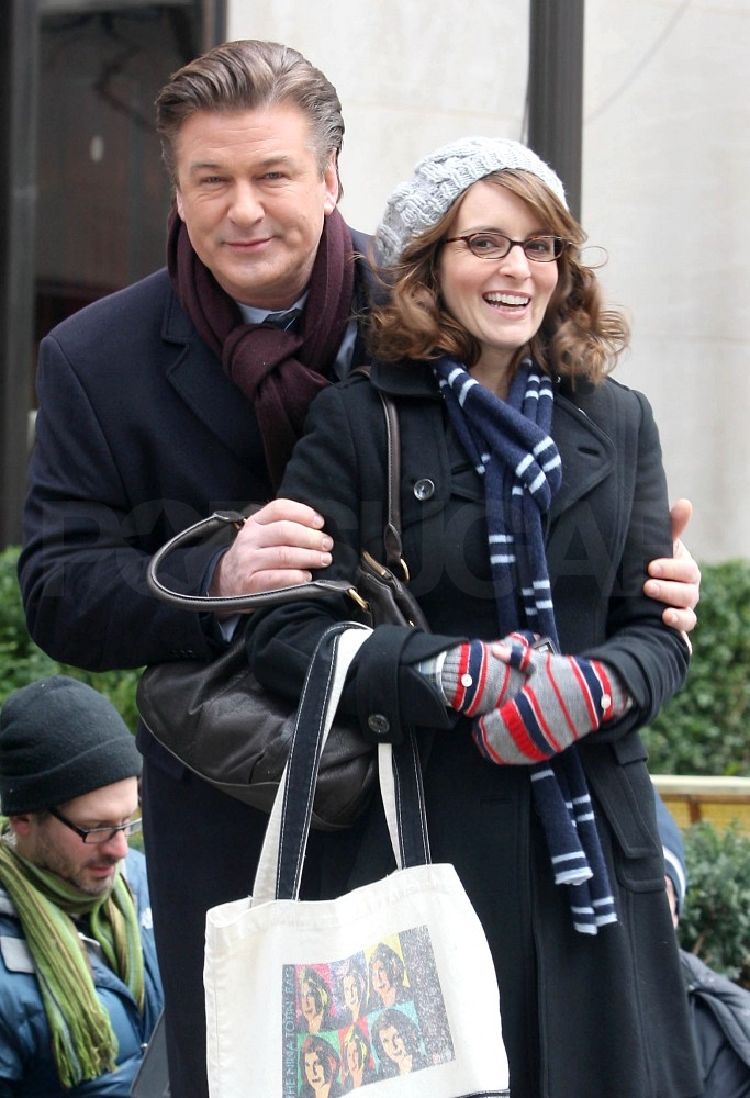 Tina and Alec Celebrate Their SAG and Golden Globe Noms With a Merry Day on Set Tina and Alec Celebrate Their SAG and Golden Globe Noms With a Merry Day on Set