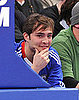 Pictures of Ed Westwick and Jessica Szohr at the NY Knicks Game 2010-12-16 15:30:00