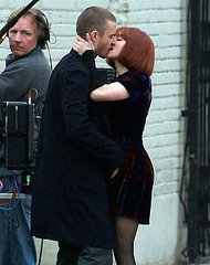Pictures of Justin Timberlake and Amanda Seyfried Making Out on the Set of Now