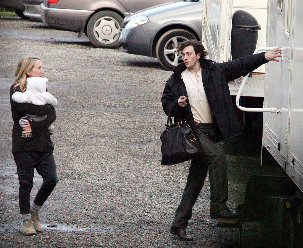 Sam Taylor-Wood and Baby Wylda Rae Go To Work with Aaron Johnson Sam Taylor-Wood and Baby Wylda Rae Go To Work with Aaron Johnson