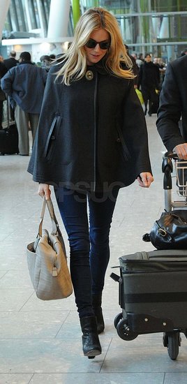 Pictures of Sienna Miller Wearing Cape in London