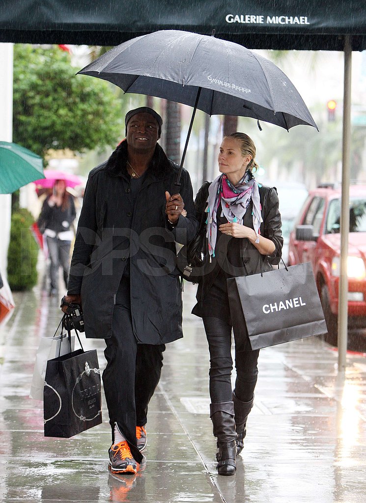 Heidi and Seal Shop Chanel and Prada Under an Umbrella For Two Heidi and Seal Shop Chanel and Prada Under an Umbrella For Two