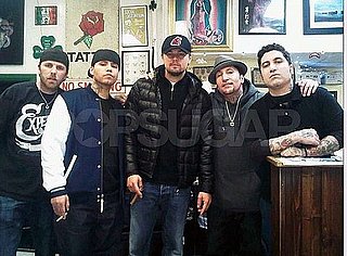 Pictures of Leonardo DiCaprio at a Tattoo Parlor in Hollywood