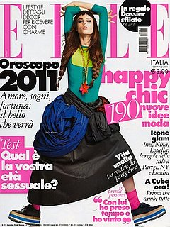 Coco Rocha on the Cover of Elle Italia January 2011