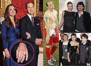 Biggest Headlines of 2010 Including Kate Moss, Prince William, Katie Price, Isla Fisher, Harry Potter, and the World Cup