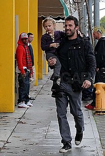 Pictures of Jennifer Garner, Ben Affleck, Seraphina Affleck, and Violet Affleck in LA Before Christmas