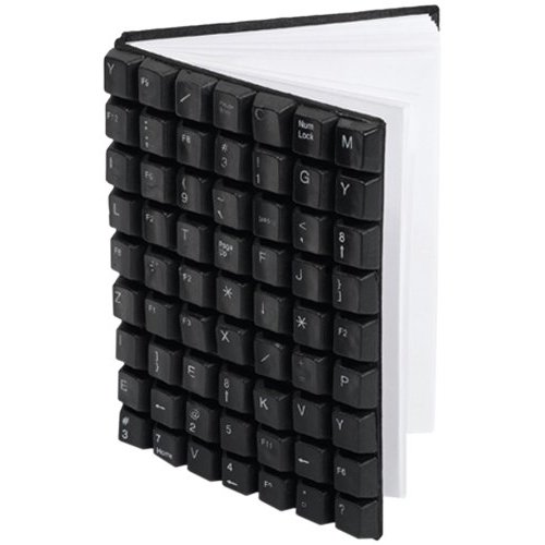 Two's Company Recycling is Key Recycled Keyboard Notebook ($12)