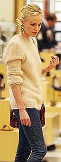 Kate Bosworth in Soft Mohair Sweater While Shopping