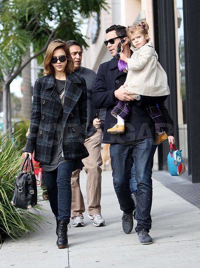 Pictures of Jessica Alba, Honor, and Cash Warren Strolling Through LA
