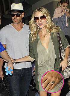Pictures of LeAnn Rimes's Engagement Ring With Eddie Cibrian at LAX