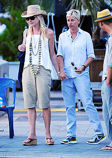 Pictures of Ellen DeGeneres and Portia de Rossi on Vacation in St. Barts