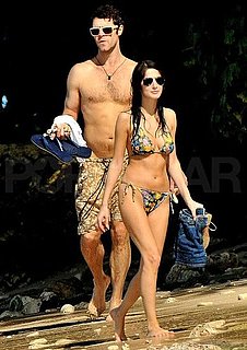 Pictures of Take That Howard Donald Shirtless In Barbados With Girlfriend Katie Halil, Mark Owen and Emma Owen,