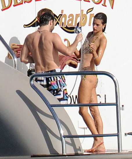 Pictures of Alessandra Ambrossio in a Bikini on the Beach in St. Barts