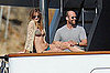 Pictures of Rosie Huntington-Whiteley in a Bikini Making Out on a Yacht With Jason Statham