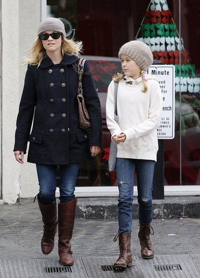 Pictures of Newly Engaged Reese Witherspoon Out in LA With Daughter Ava