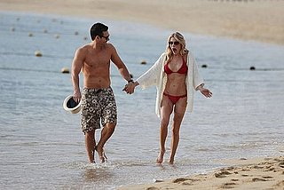 Pictures of LeAnn Rimes in a Red Bikini While on Vacation With Eddie Cibrian