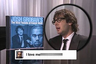 Josh Groban Kanye Tweets