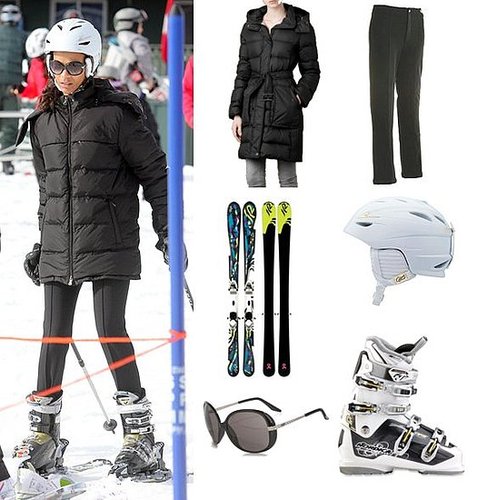 Zoe Saldana's Ski Outfit