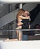 Pictures of Jason Statham and Rosie Huntington-Whiteley Kissing in St. Barts