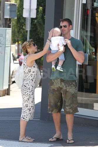 Pictures of Dannii Minogue With Baby Ethan and Kris Smith in Melbourne