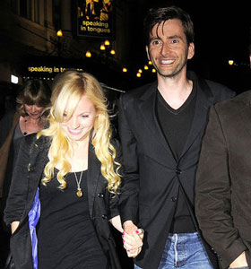 Pictures of David Tennant Engaged to Georgia Moffett
