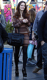 Pictures of Leighton Meester Ice Skating