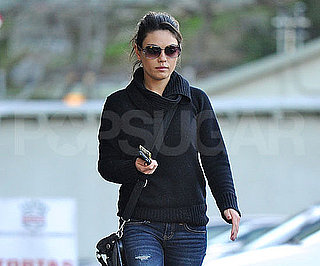 Pictures of Black Swan's Mila Kunis Leaving a Nail Salon in LA