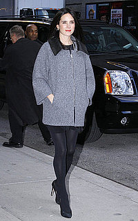 Pictures of Jennifer Connelly Pregnant at The Late Show