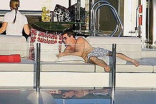Shirtless Simon Cowell Pictures in St. Barts