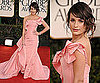 Lea Michele in Oscar de la Renta at 2011 Golden Globe Awards