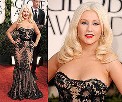 Christina Aguilera at 2011 Golden Globe Awards