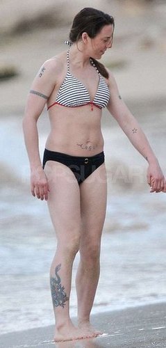 Pictures of Mel C in a Bikini With Daughter Scarlet in Barbados