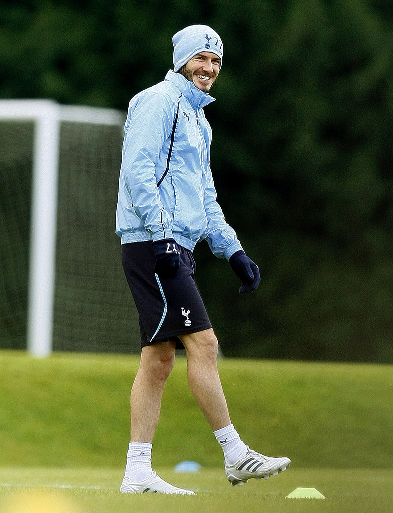 David Beckham Kicks the Ball Around and Hopes to See On-Field Action David Beckham Kicks the Ball Around and Hopes to See On-Field Action