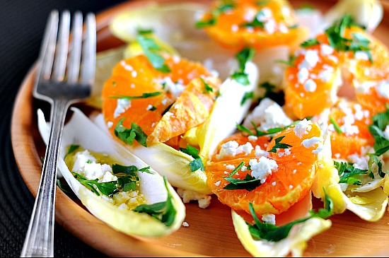 Endive + Satsuma Mandarin Salad