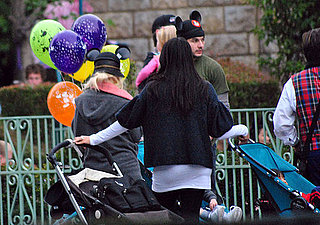 Pictures of Christina Aguilera With Matthew Rutler and Max Bratman at Disneyland