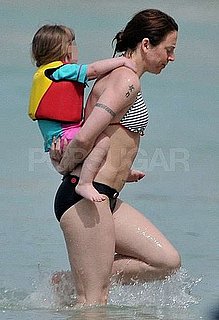Pictures of Mel C in a Bikini With Daughter Scarlet in Barbados on Her 37th Birthday