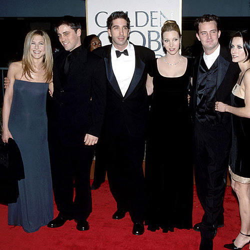 Jennifer Aniston, Matt LeBlanc, David Schwimmer, Lisa Kudrow, Matthew Perry, and Courteney Cox posed together at the 1998 show.
Jennifer Aniston, Matt LeBlanc, David Schwimmer, Lisa Kudrow, Matthew Perry, and Courteney Cox posed together at the 1998 show.