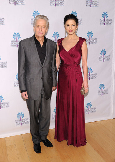 Michael Douglas Steps Out to Accept Icon Award With Catherine on His Arm! Michael Douglas Steps Out to Accept Icon Award With Catherine on His Arm!