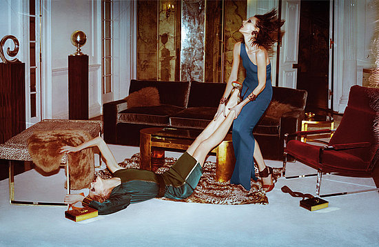 Catfight! Kinga Rajzak and Iselin Steiro Duke It Out in Lanvin's Spring 2011 Campaign Catfight! Kinga Rajzak and Iselin Steiro Duke It Out in Lanvin's Spring 2011 Campaign