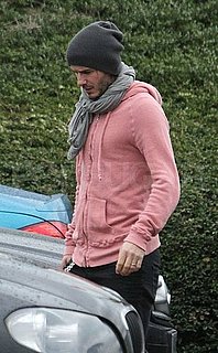 Pictures of David Beckham Playing Soccer in London