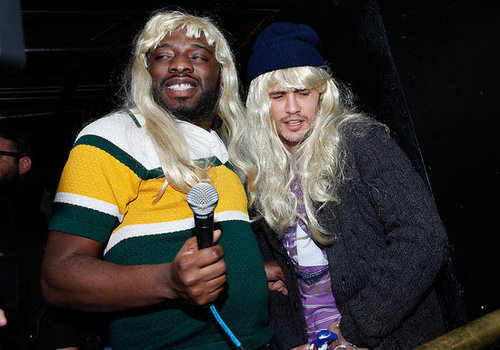 Pictures of James Franco at Sundance In a Wig, Rapping, and Dancing
