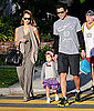 Pictures of Jessica Alba, Cash Warren, and Honor Warren Grocery Shopping in LA