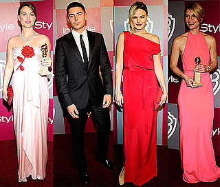 Pictures of Pregnant Natalie Portman, Zac Efron, Claire Danes at InStyle Golden Globes Party