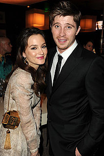Pictures of Leighton Meester and Garrett Hedlund at Golden Globes Afterparty