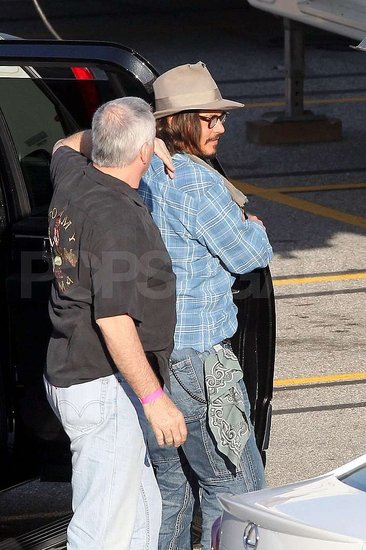 Johnny Depp Talks Lone Ranger and Visits Katie and Adam's Set! Johnny Depp Talks Lone Ranger and Visits Katie and Adam's Set!