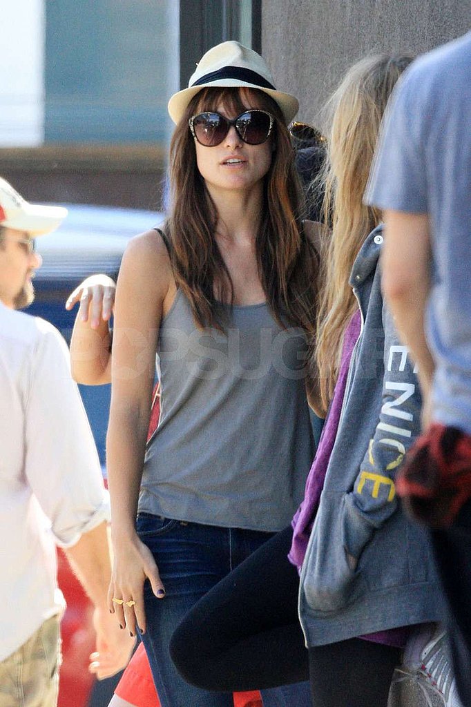 Pictures of Olivia Wilde Meeting a Friend in LA Pictures of Olivia Wilde Meeting a Friend in LA