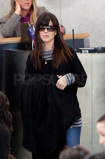 Pictures of Sandra Bullock Leaving LAX Pictures of Sandra Bullock Leaving LAX